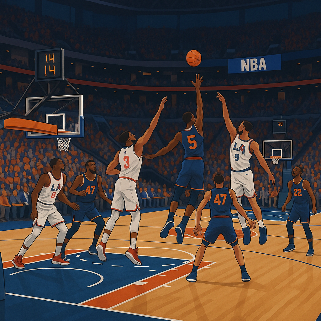 NBA 경기 장면