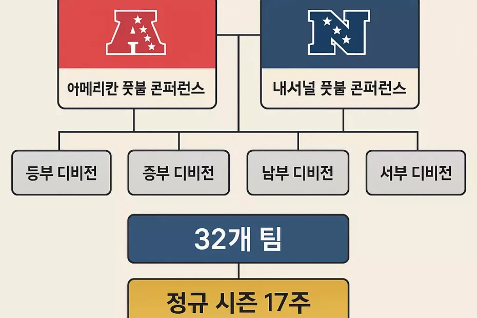 리그 구조 인포그래픽